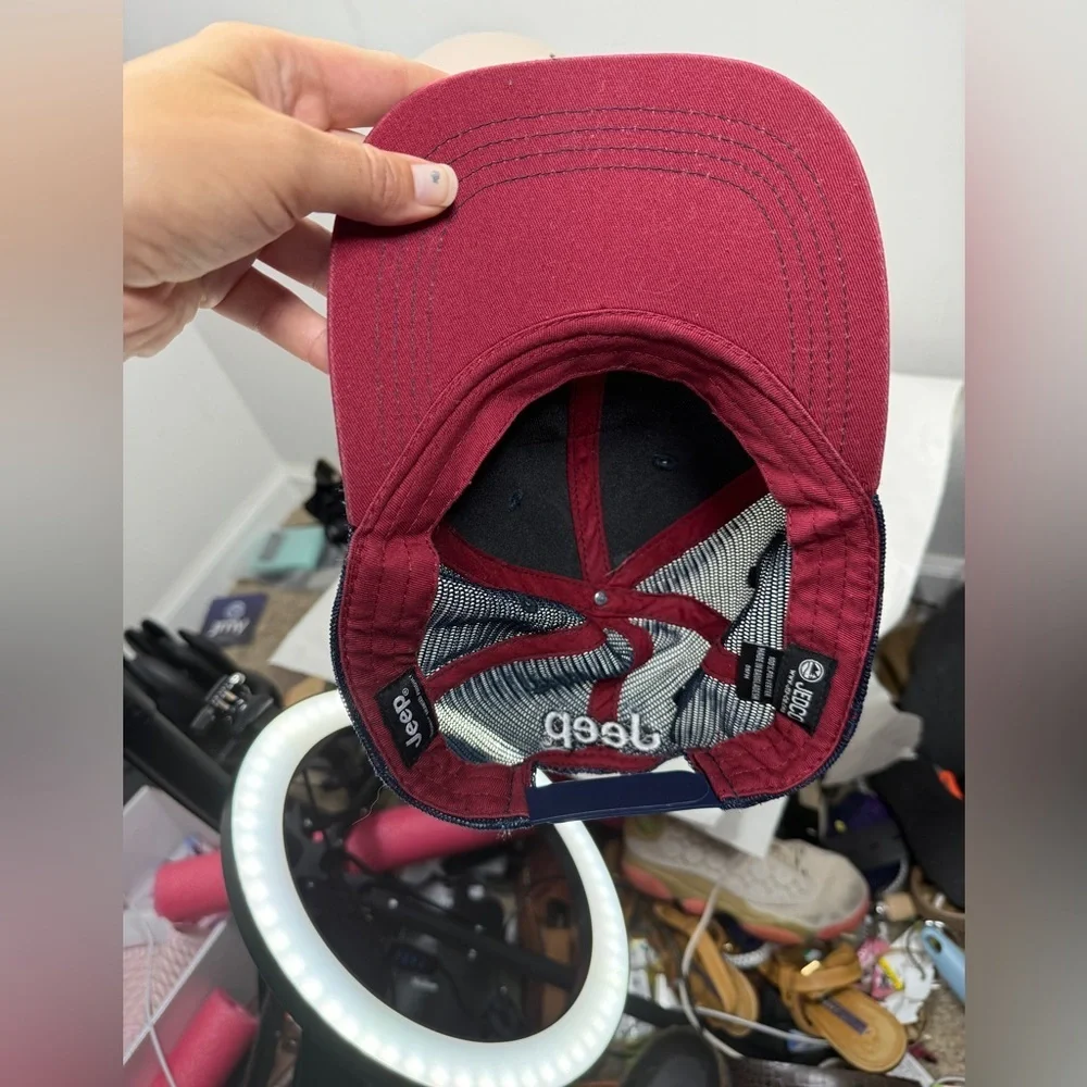 Jeep Trucker Hat Snap Back Mesh Embroidered American Original